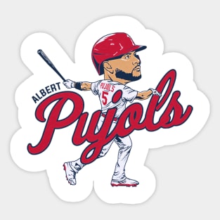 Albert Pujols Caricature Sticker